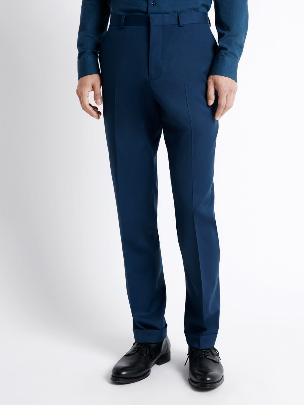 Pantalon de costume regular en laine - DEVRED 1902