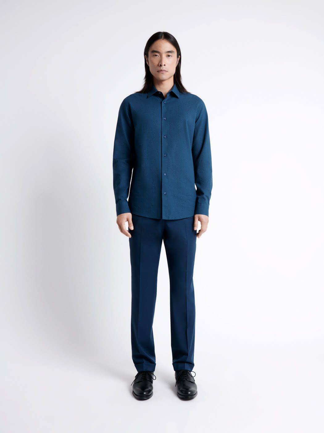 Pantalon de costume regular en laine - DEVRED 1902