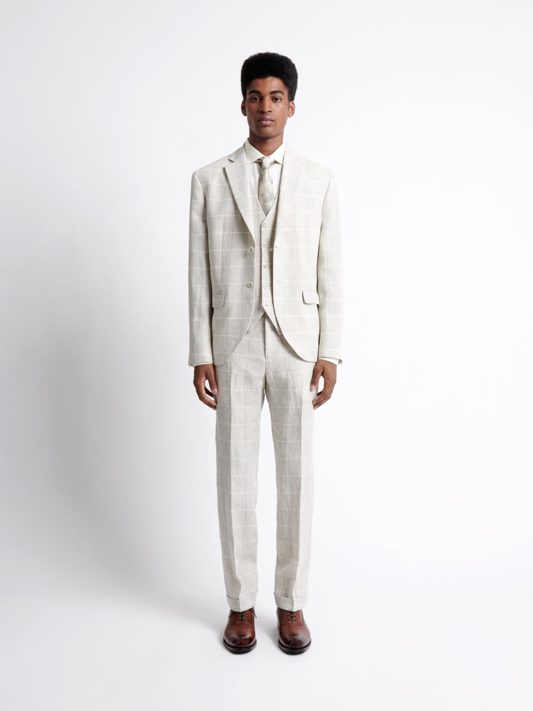 Pantalon de costume regular 100% lin - DEVRED 1902