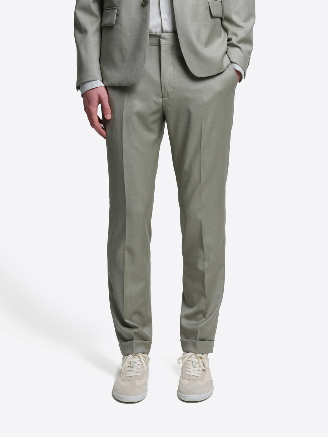 Pantalon de costume slim en laine - DEVRED 1902