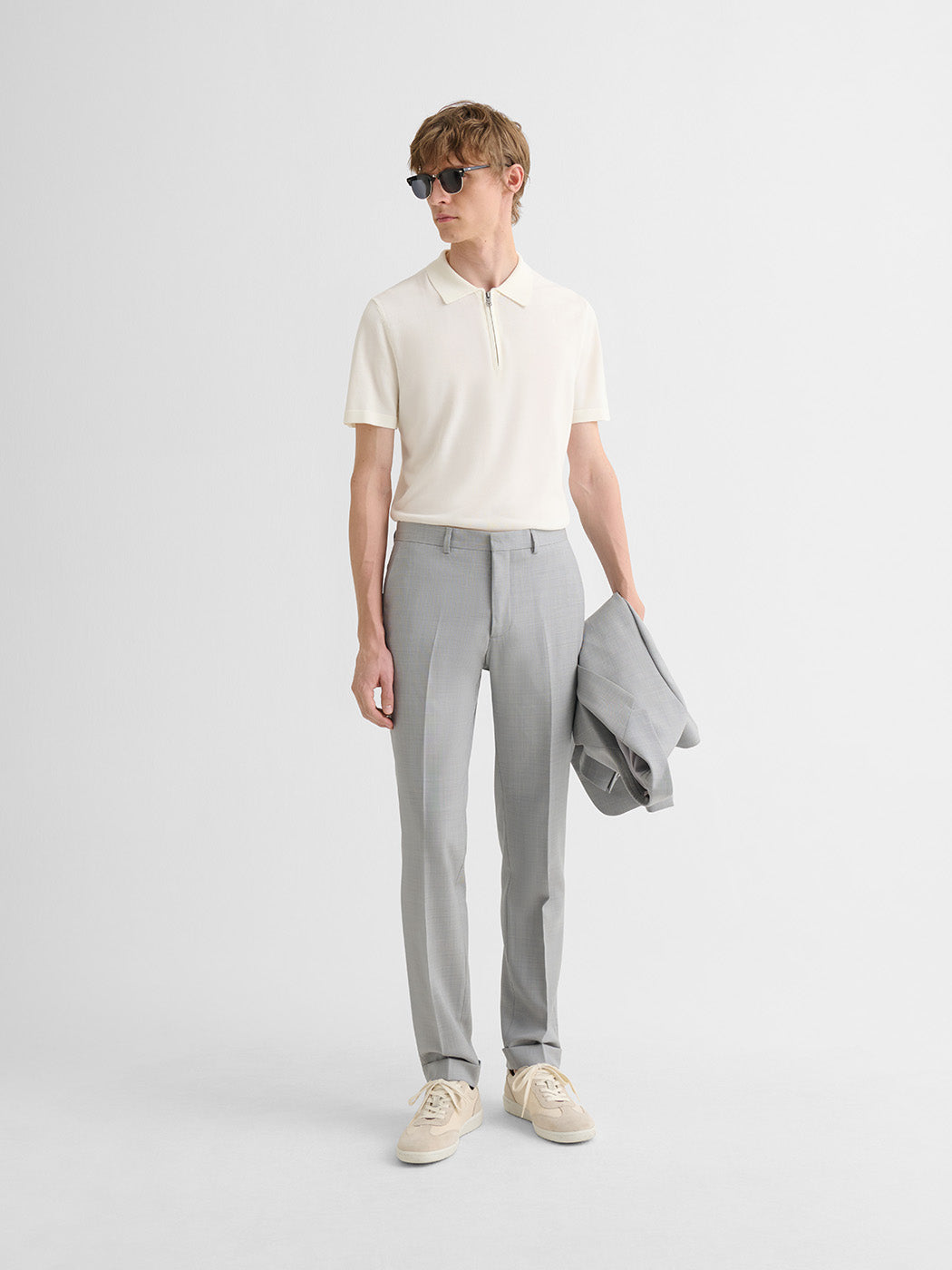 Pantalon de costume slim en laine vierge - DEVRED 1902