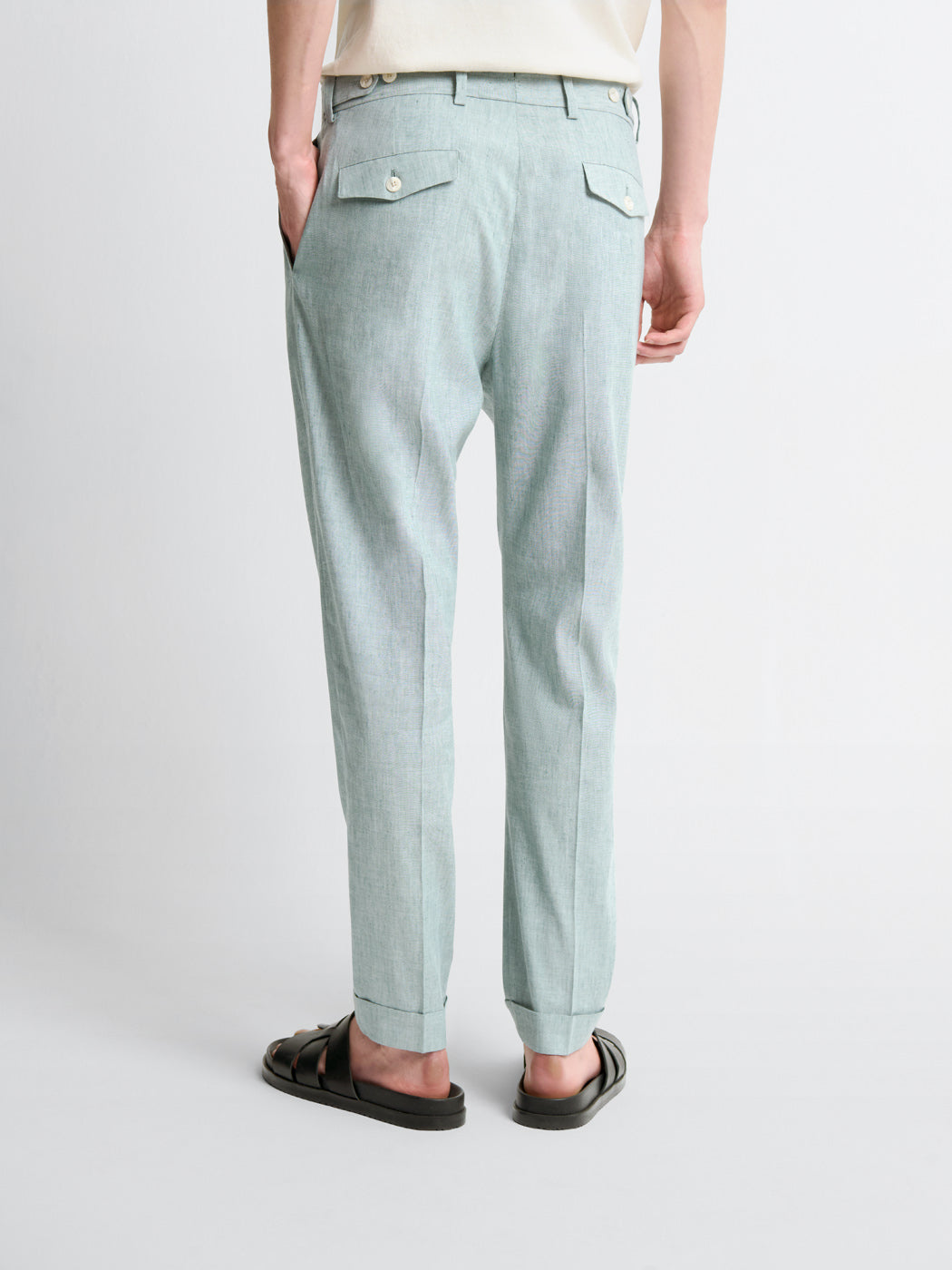 Pantalon de costume en lin mélangé - DEVRED 1902