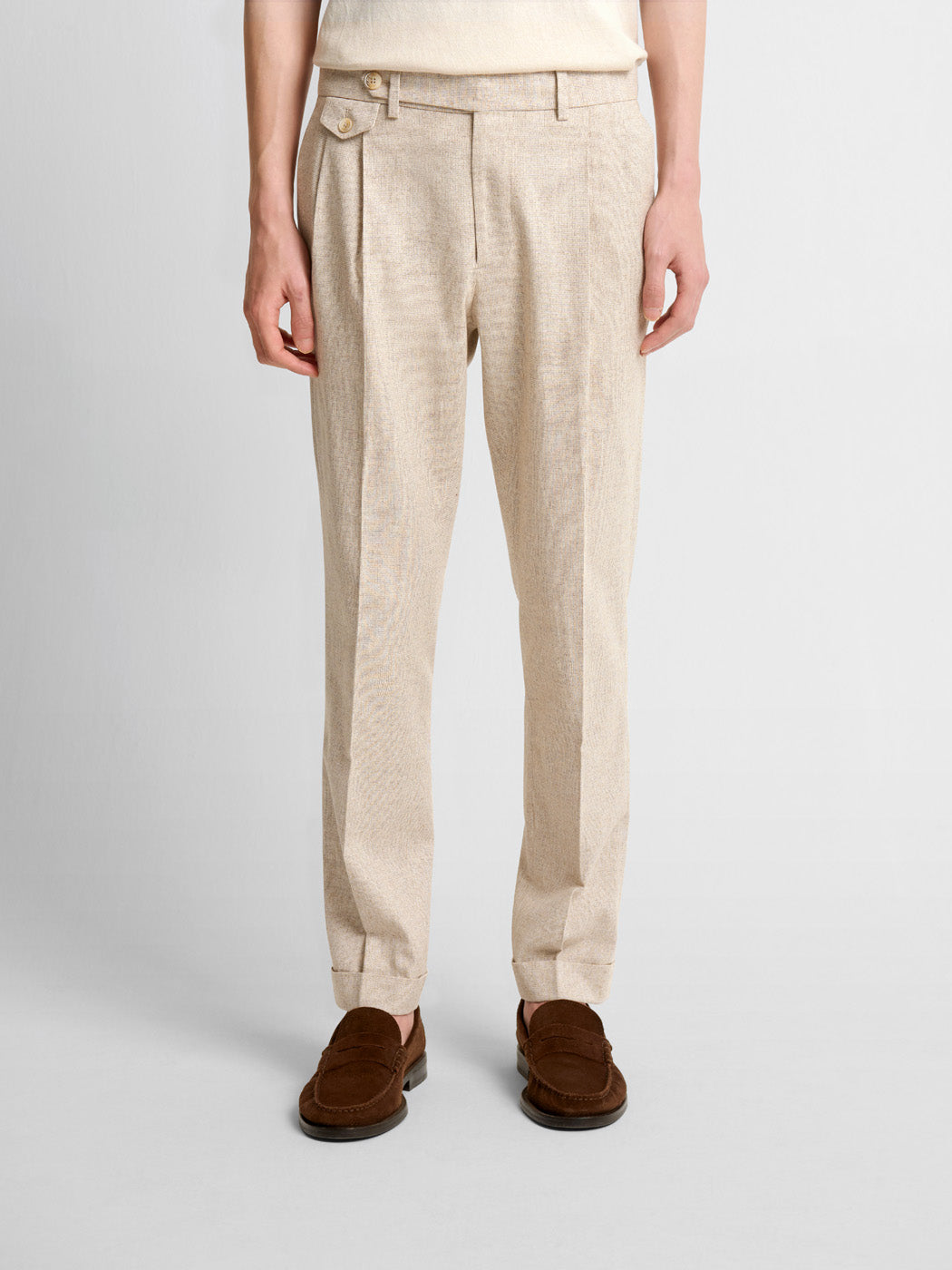 Pantalon de costume slim à motif - DEVRED 1902