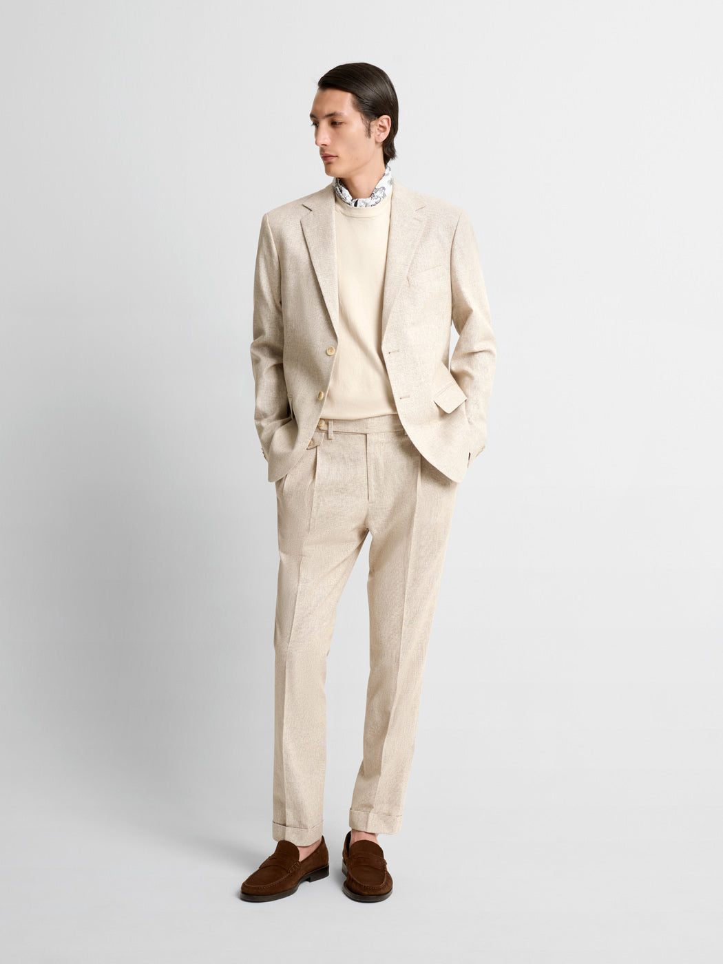 Pantalon de costume slim à motif - DEVRED 1902