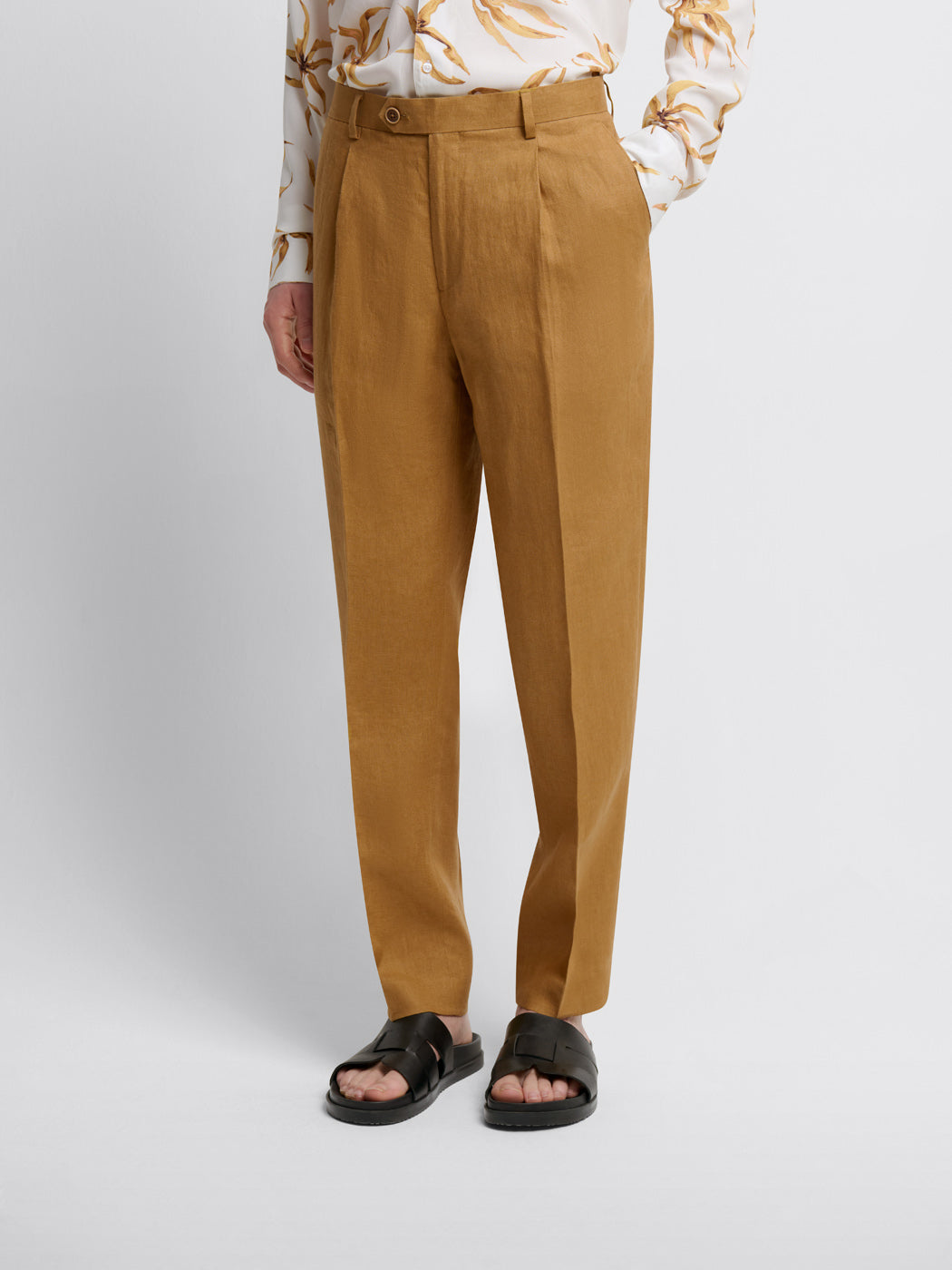 Pantalon de costume regular en lin - DEVRED 1902