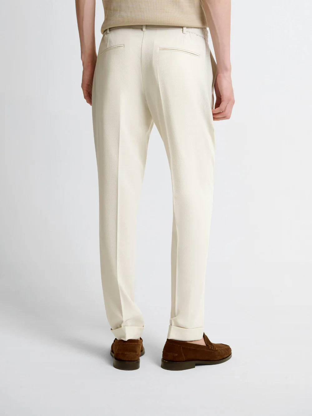 Costume 2 pièces slim bistretch blanc neige