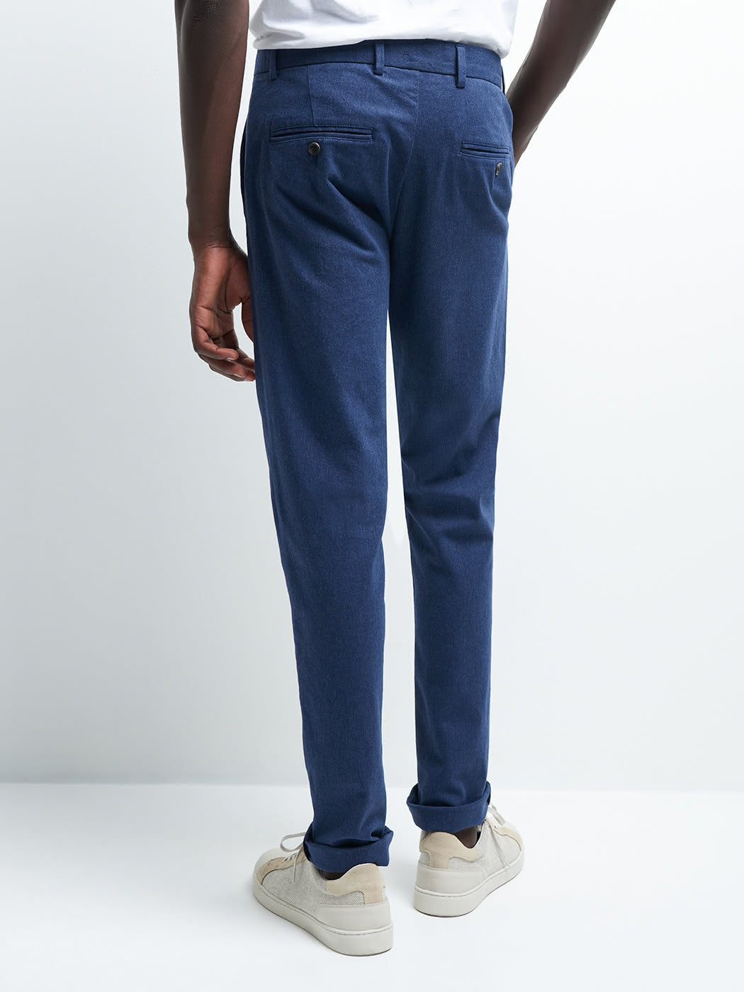 Chino slim en coton élasthane chiné - DEVRED 1902