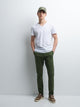 Chino slim en coton élasthane uni - DEVRED 1902