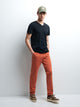 Chino slim en coton élasthane uni - DEVRED 1902