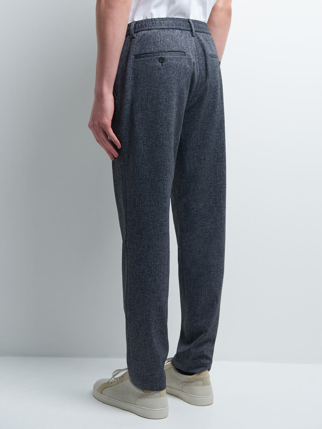 Pantalon en poly-viscose faux uni - DEVRED 1902