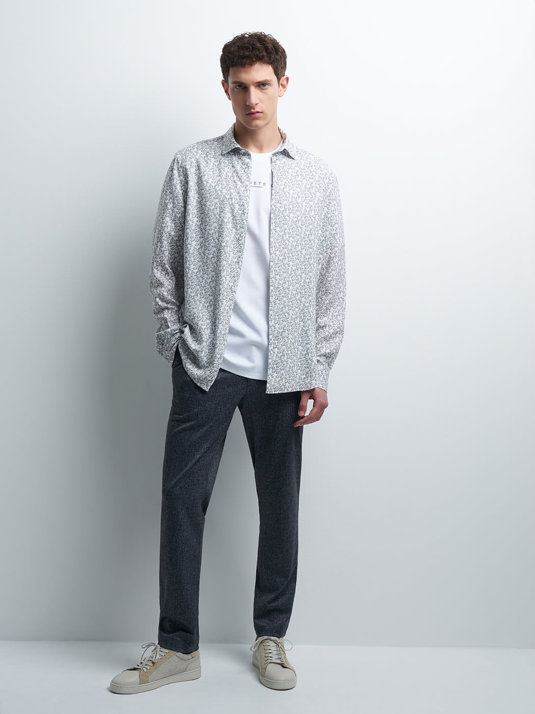 Pantalon en poly-viscose faux uni - DEVRED 1902