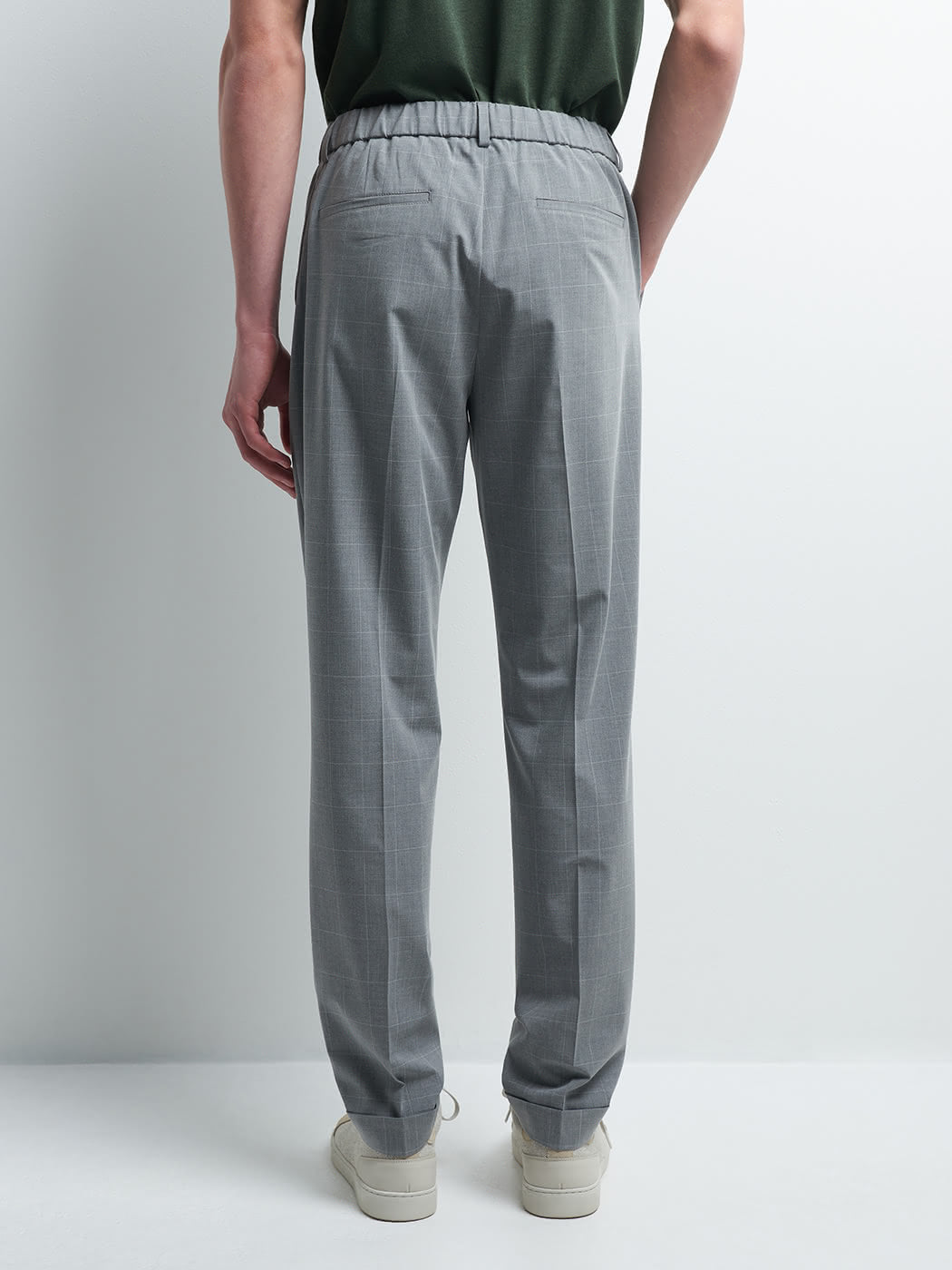 Pantalon en poly-viscose carreaux - DEVRED 1902