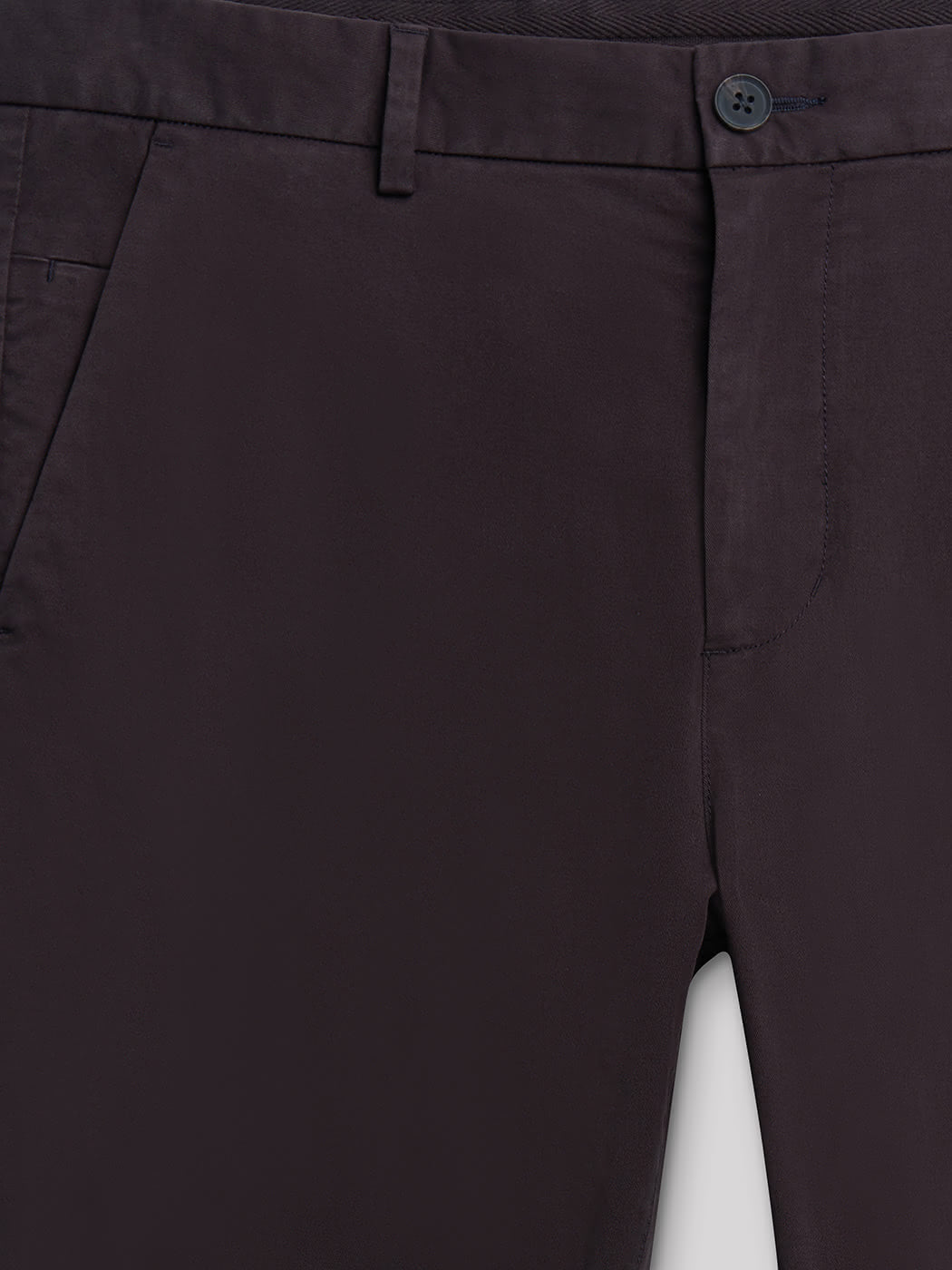 Chino slim en coton élasthane uni - DEVRED 1902