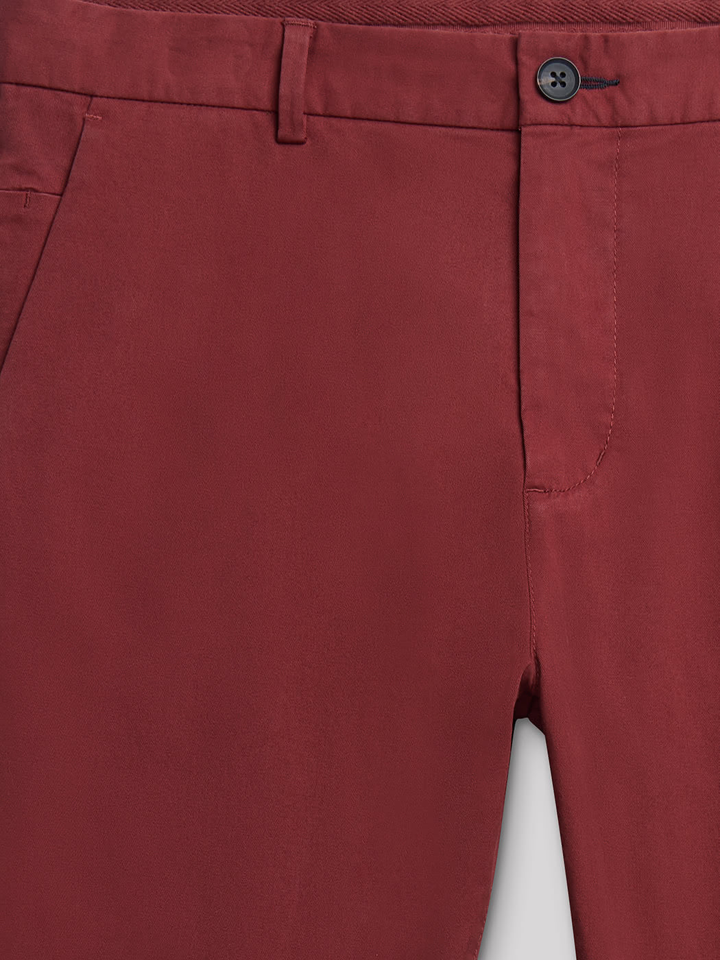 Chino slim en coton élasthane uni - DEVRED 1902