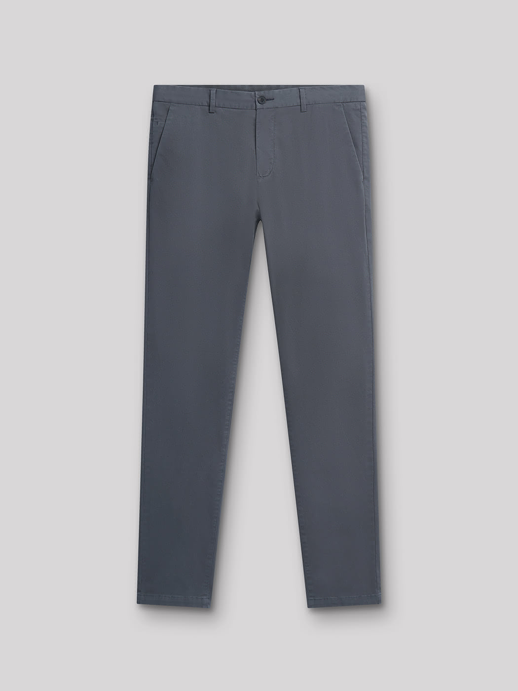 Chino slim en coton élasthane uni - DEVRED 1902