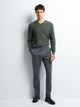 Chino slim en coton élasthane uni - DEVRED 1902