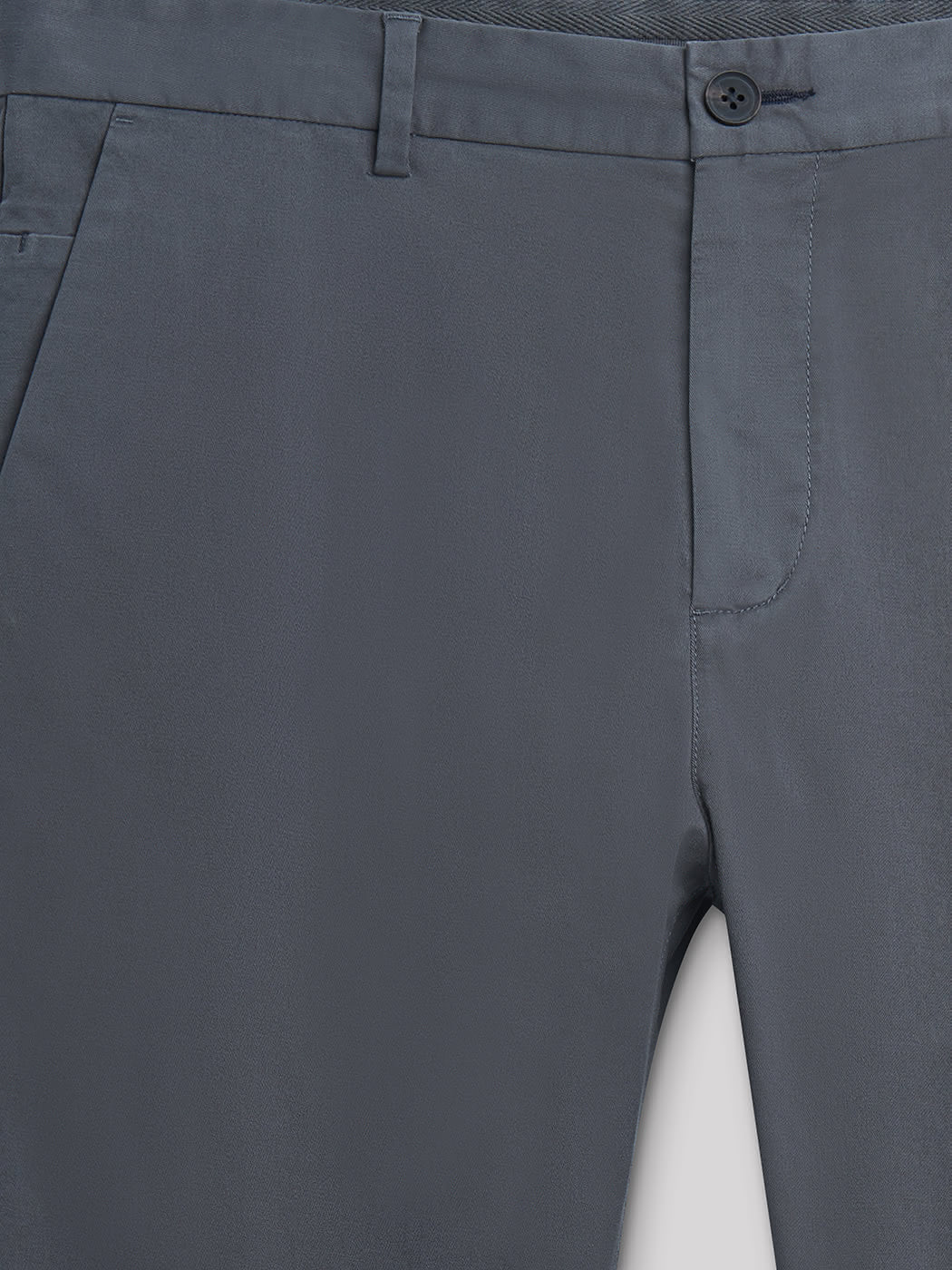 Chino slim en coton élasthane uni - DEVRED 1902
