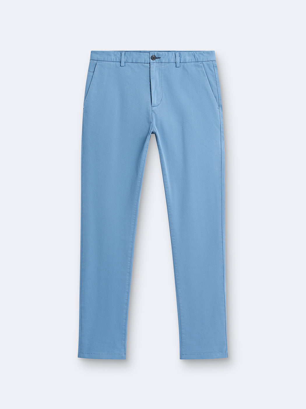 Chino slim en coton élasthane uni - DEVRED 1902