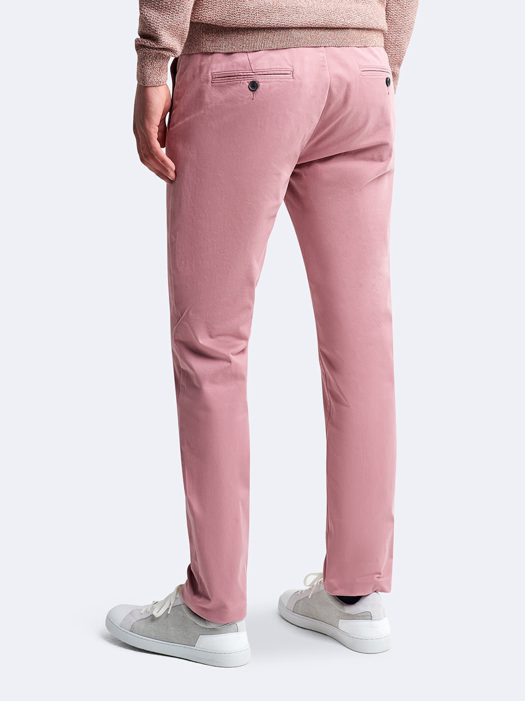 Chino slim en coton élasthane uni - DEVRED 1902