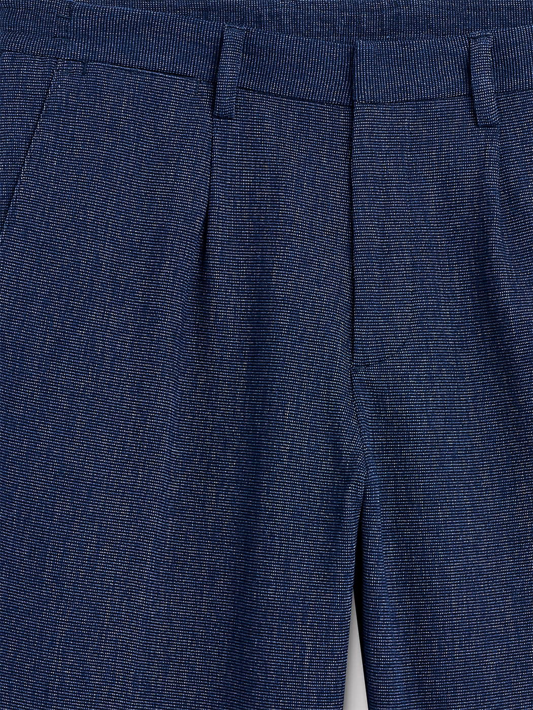 Chino en coton mélangé faux uni - DEVRED 1902