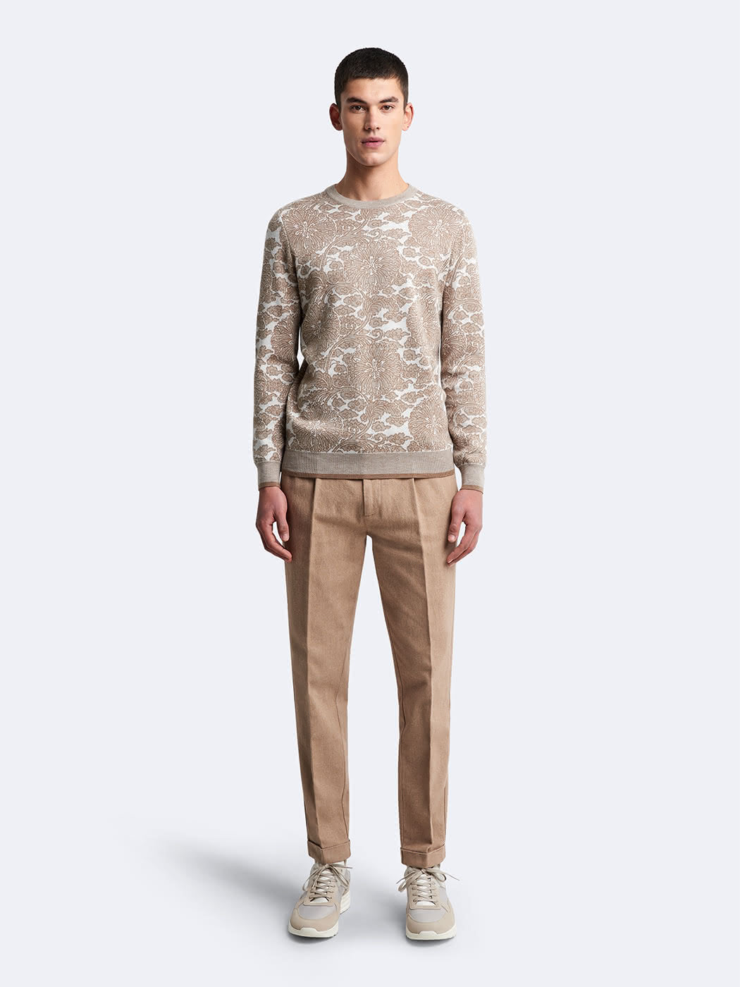 Chino en coton élasthane uni - DEVRED 1902