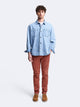 Chino slim en coton élasthane uni - DEVRED 1902