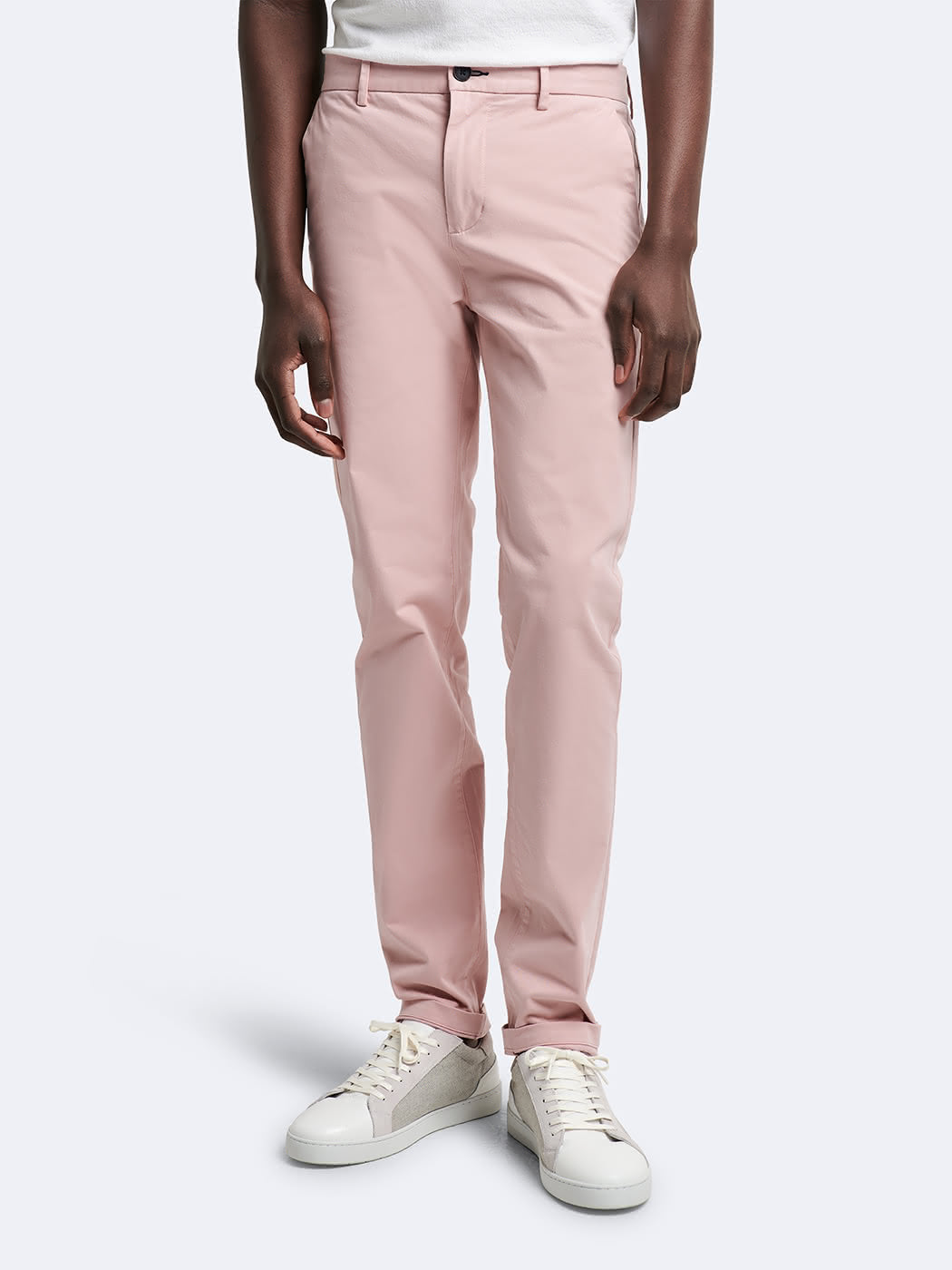 Chino slim en coton élasthane uni - DEVRED 1902