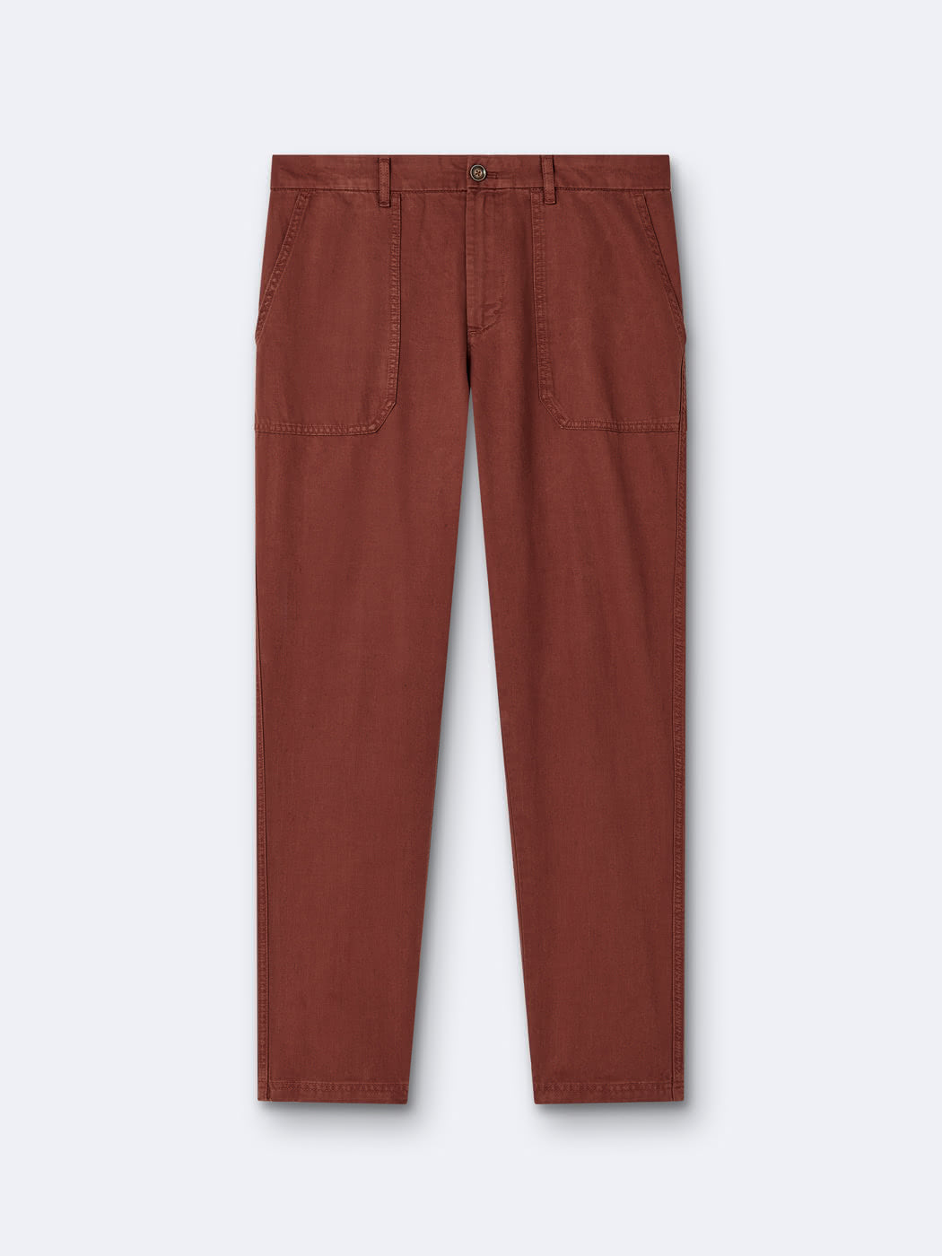 Chino en coton - lin  uni - DEVRED 1902