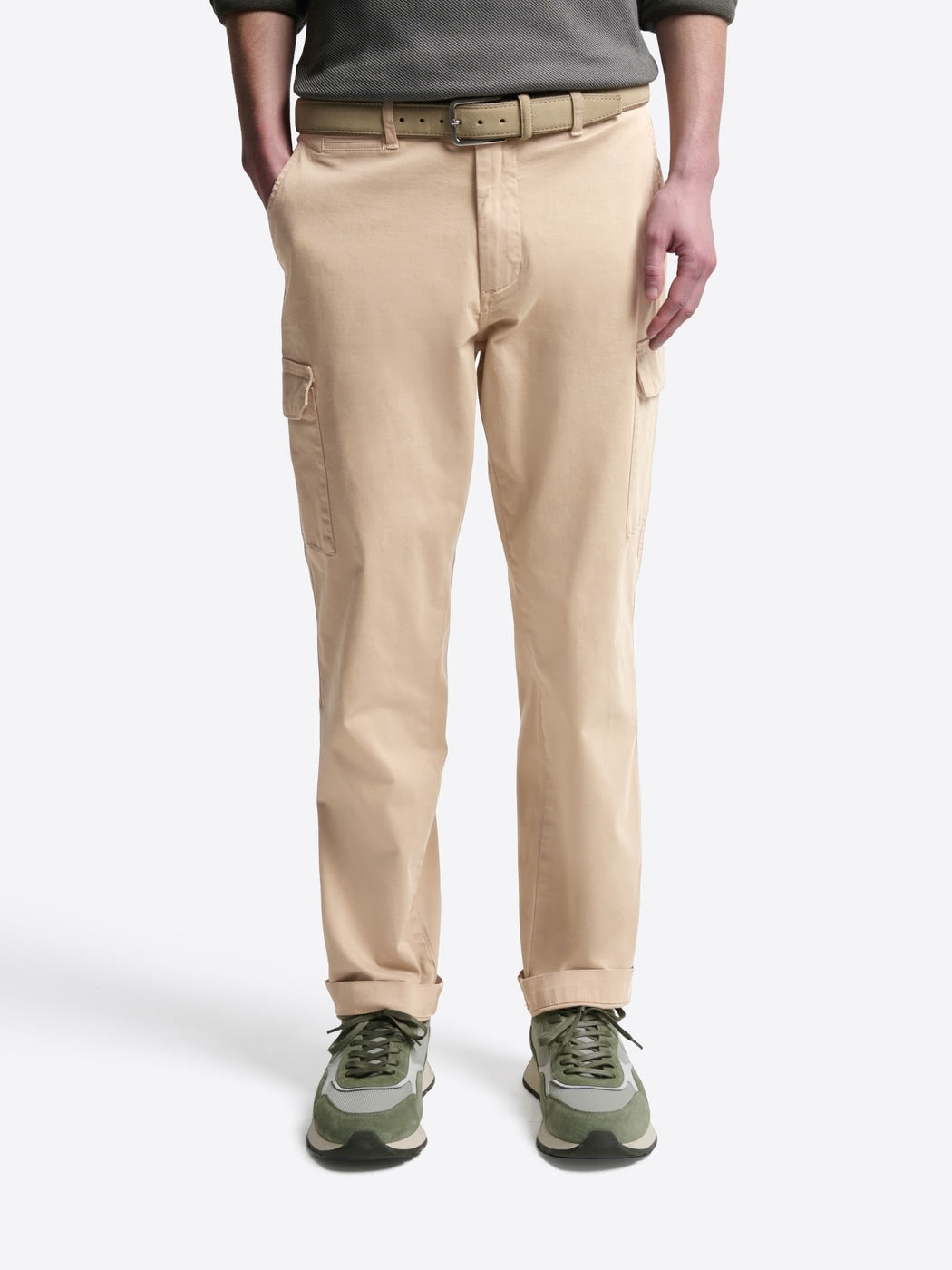 Pantalon cargo slim en coton stretch - DEVRED 1902