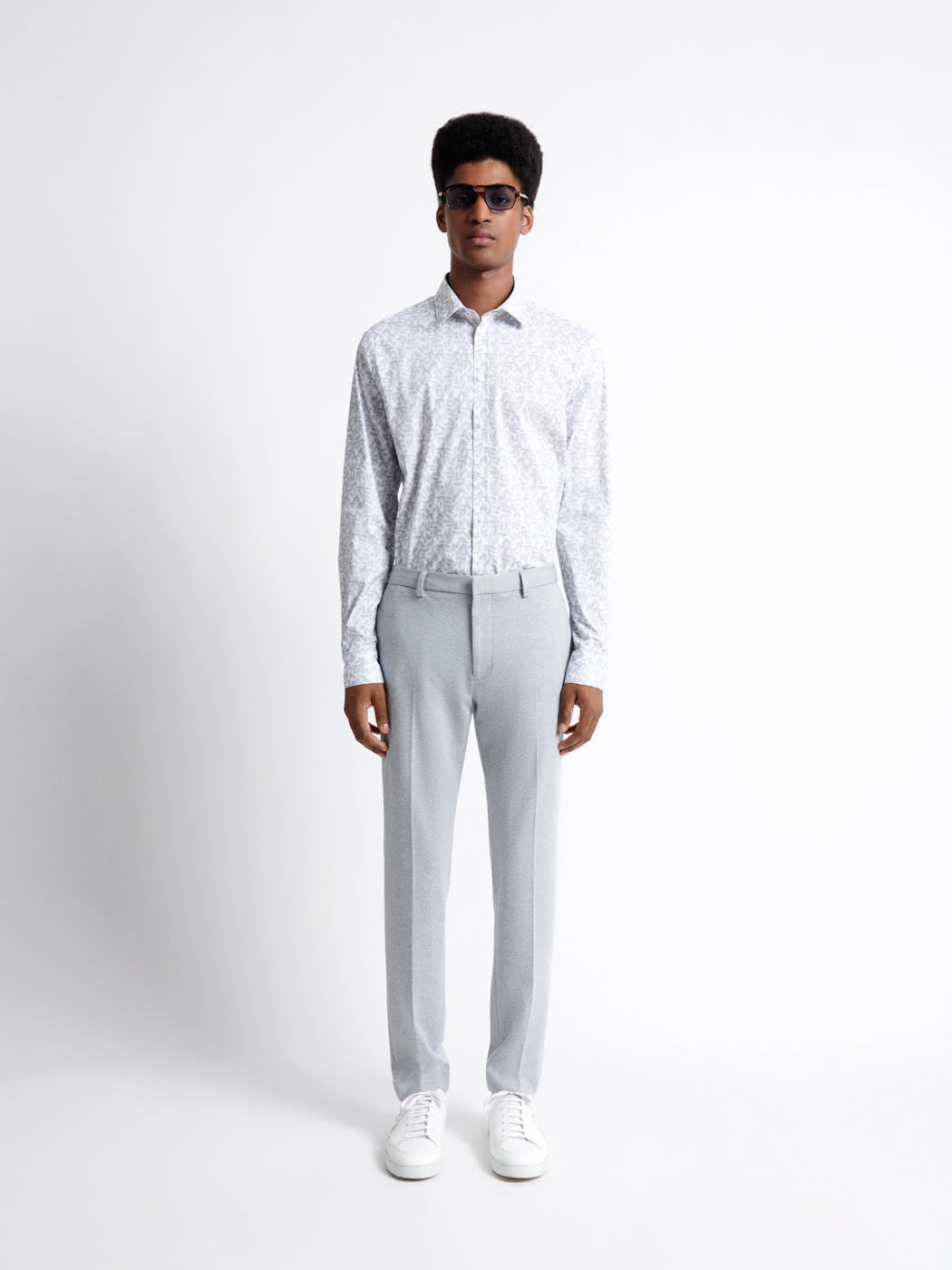 Slack faux-uni taille semi-élastiquée - DEVRED 1902