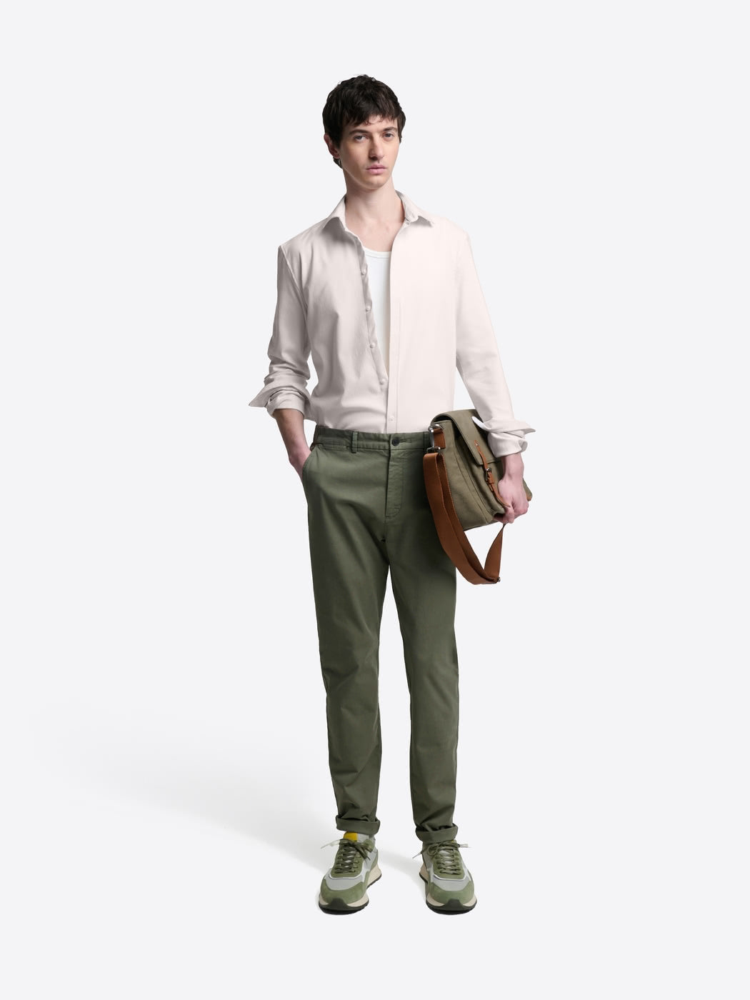 Chino slim en coton mélangé - DEVRED 1902