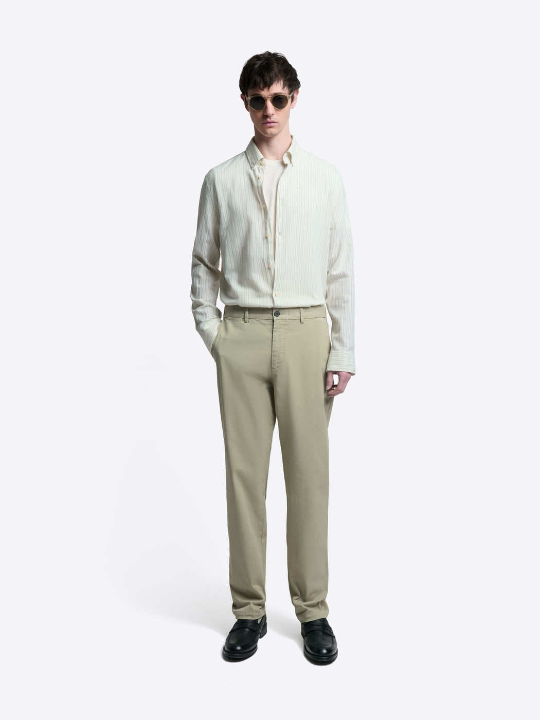 Chino regular en coton tencel - DEVRED 1902