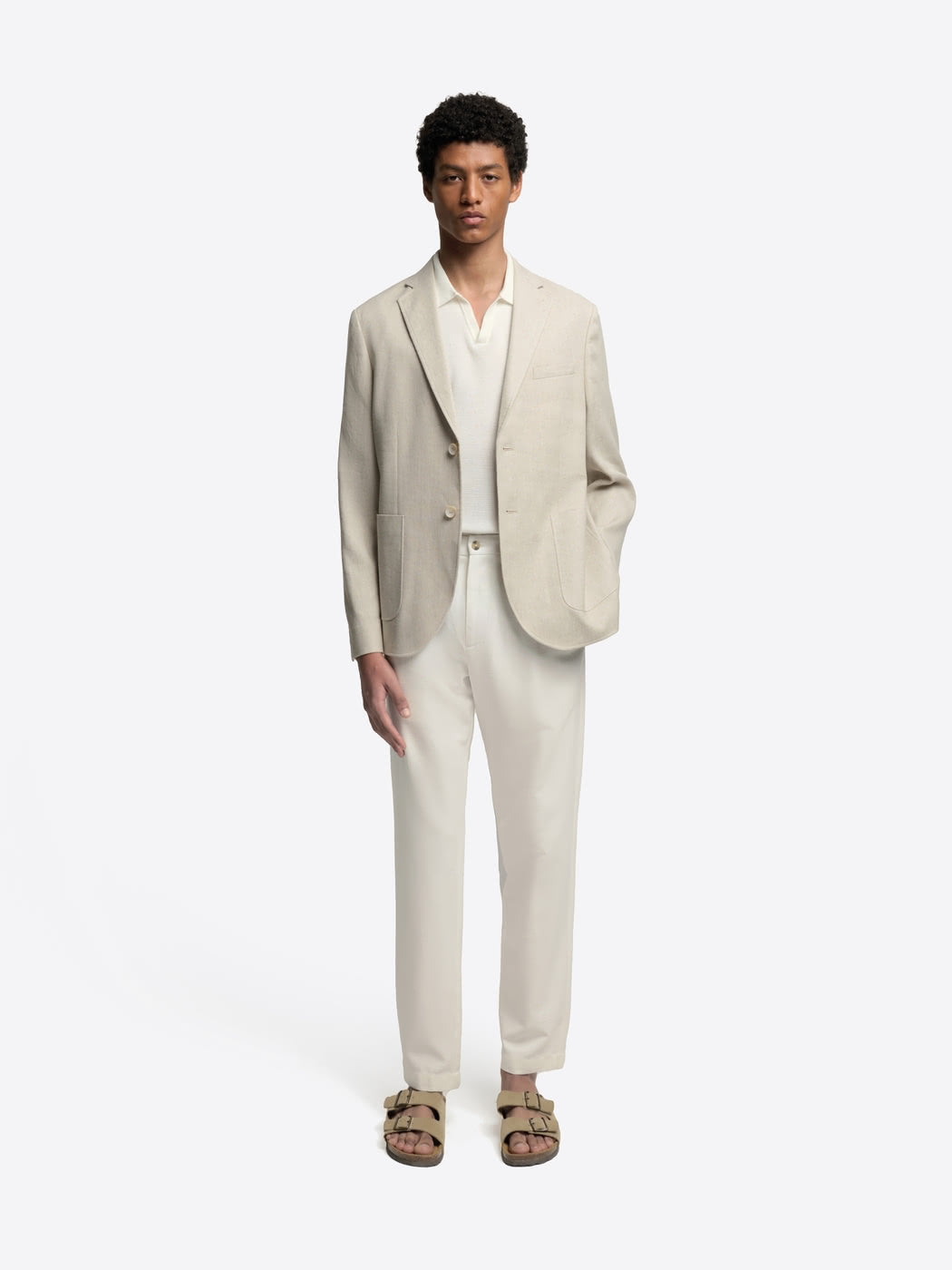 Chino regular en coton lyocell - DEVRED 1902