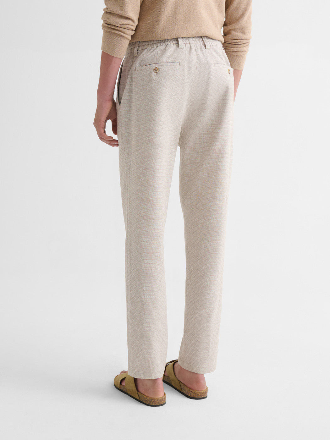 Chino slim en coton lin - DEVRED 1902