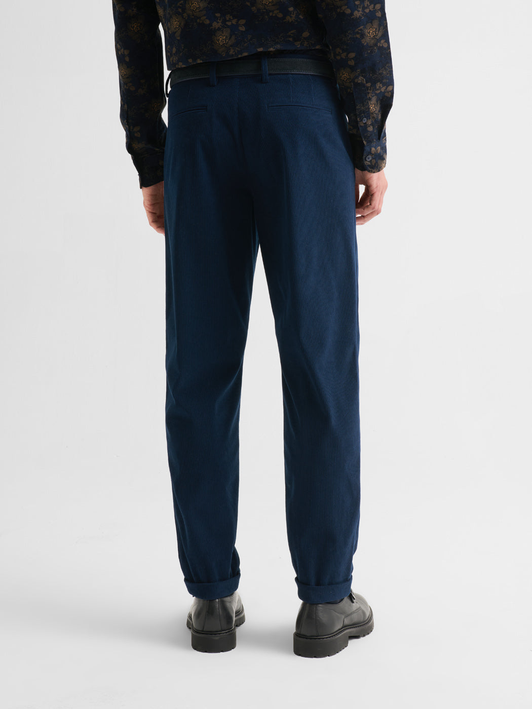 Pantalon à pinces en velours côtelé - DEVRED 1902