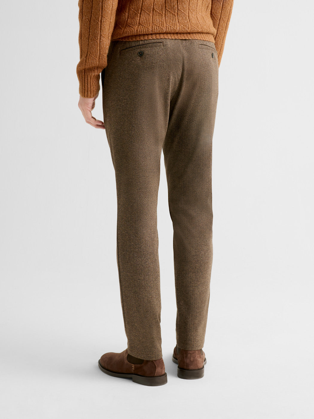 Pantalon slim à motif chevrons - DEVRED 1902