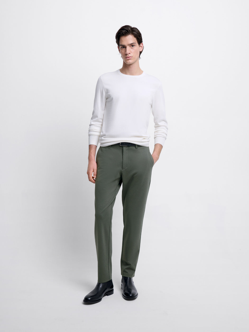 Chino stretch taille semi-élastiquée - DEVRED 1902