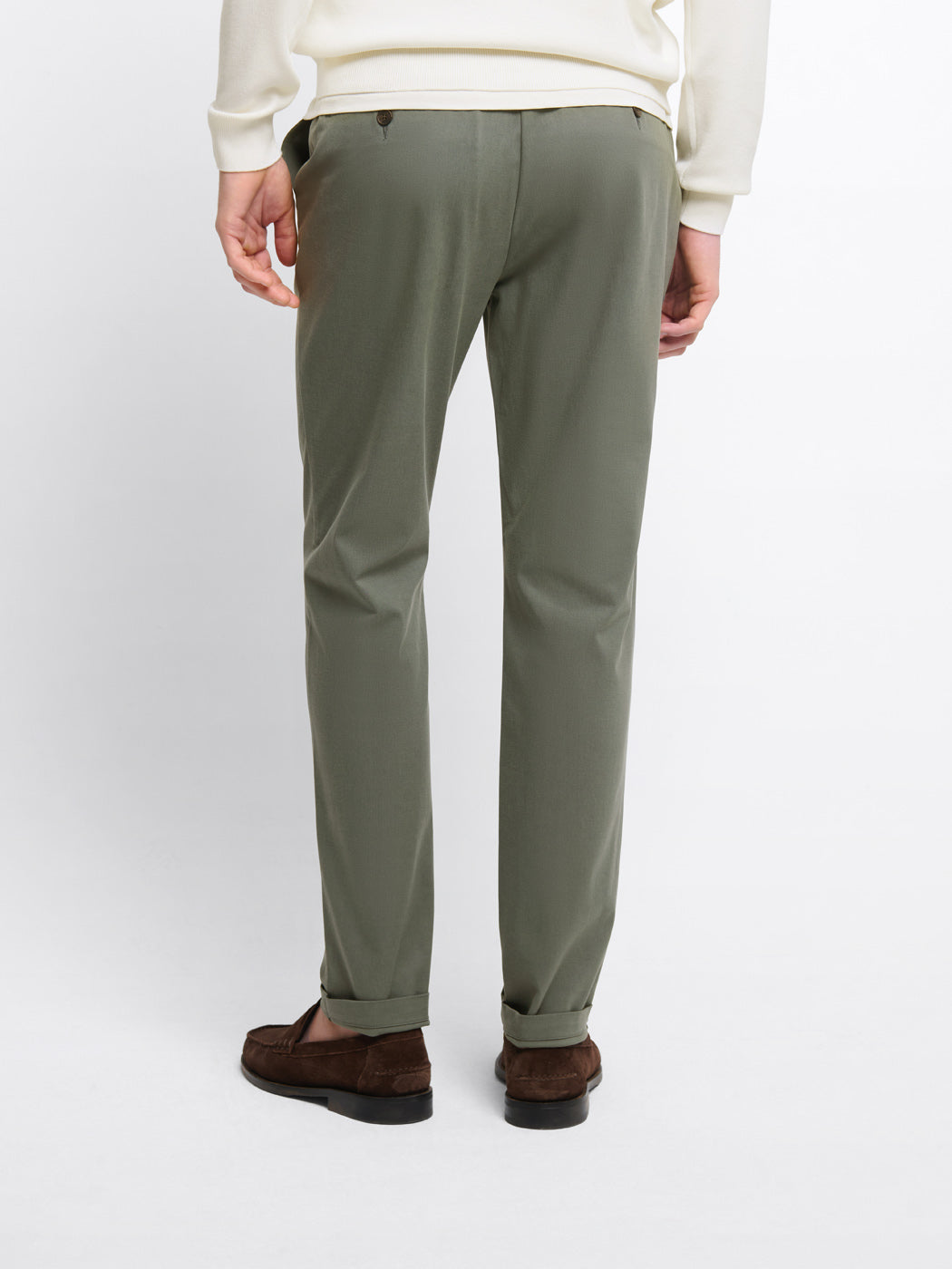 Chino en coton mélangé stretch - DEVRED 1902