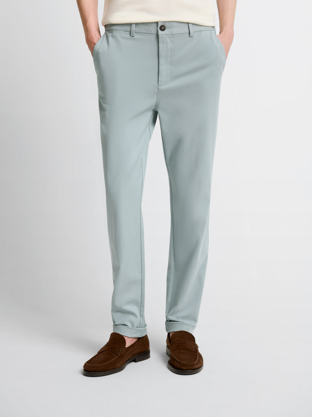 Chino en coton mélangé stretch - DEVRED 1902