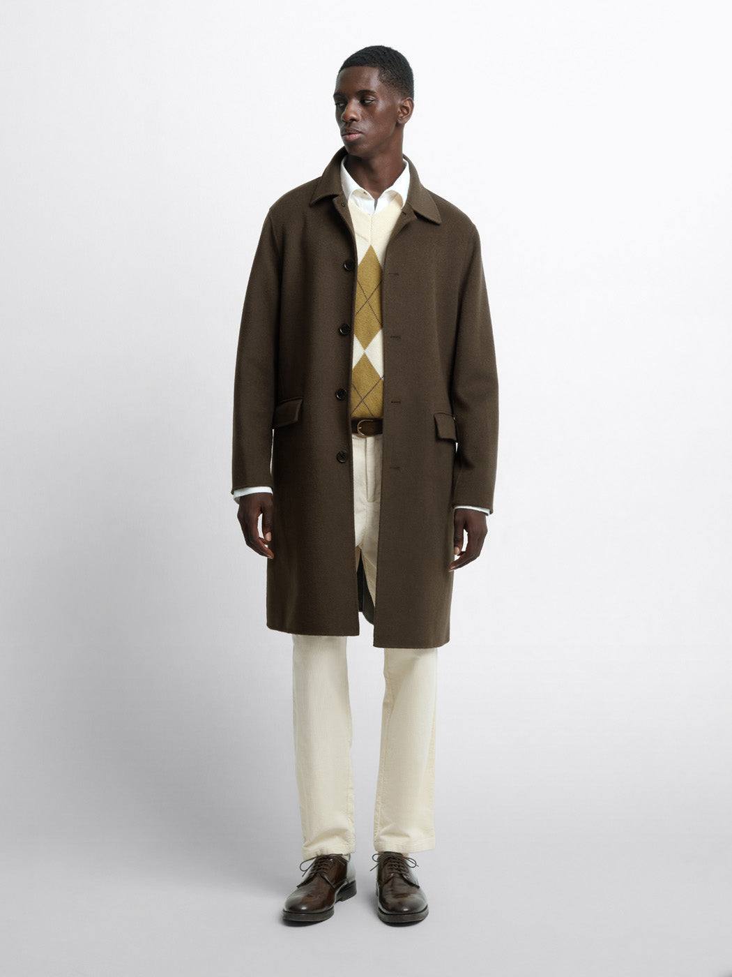 Chino à pinces en velours - DEVRED 1902
