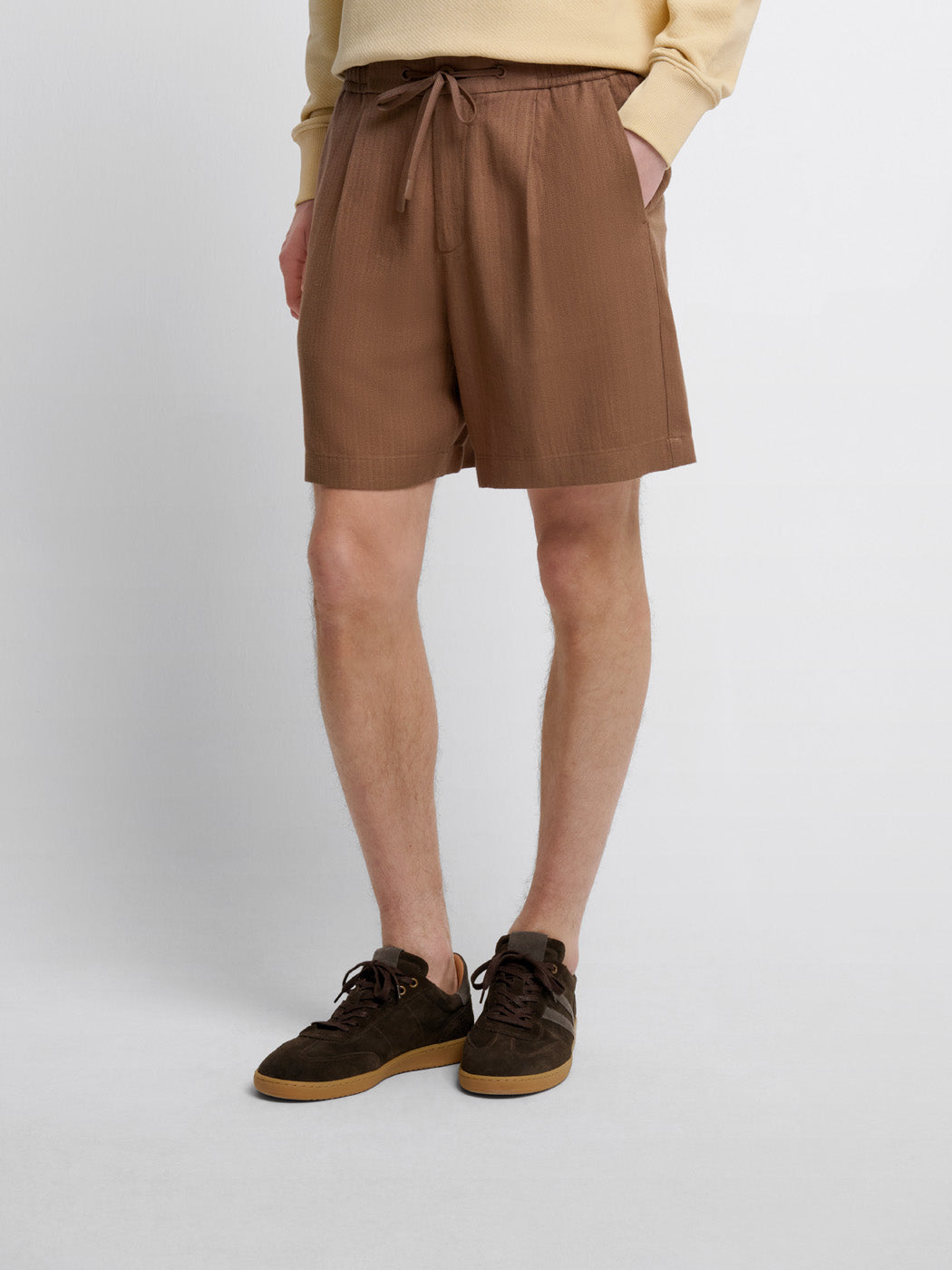 Bermuda en maille taille semi-élastiquée - DEVRED 1902