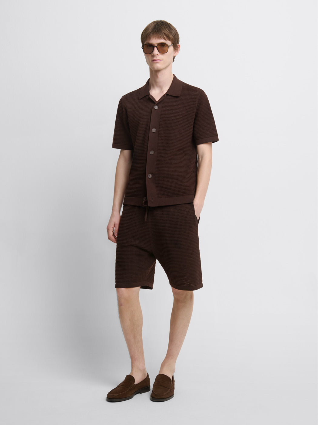 Bermuda en maille à taille élastiquée - DEVRED 1902