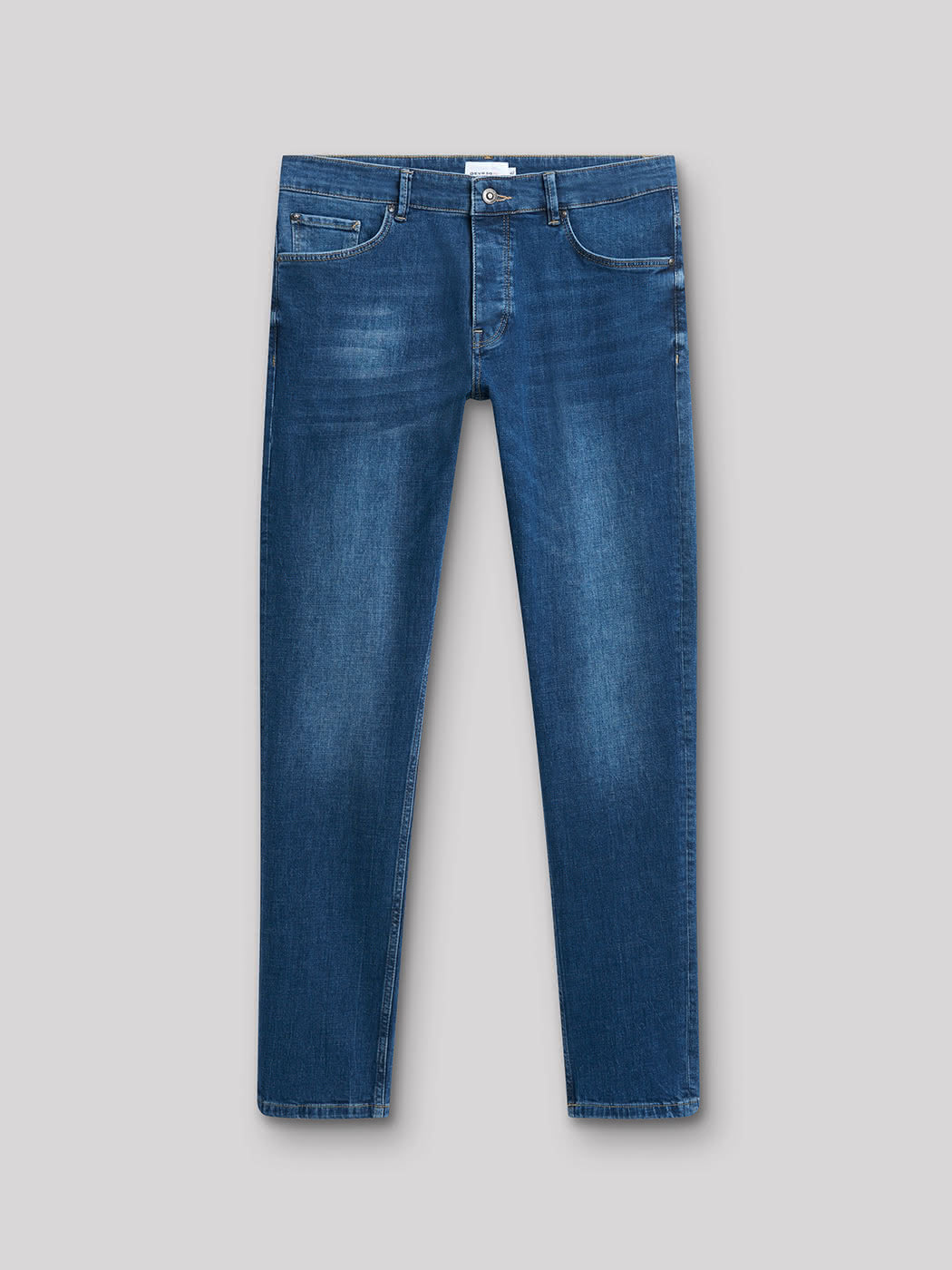 Jean denim slim en coton mélangé - DEVRED 1902