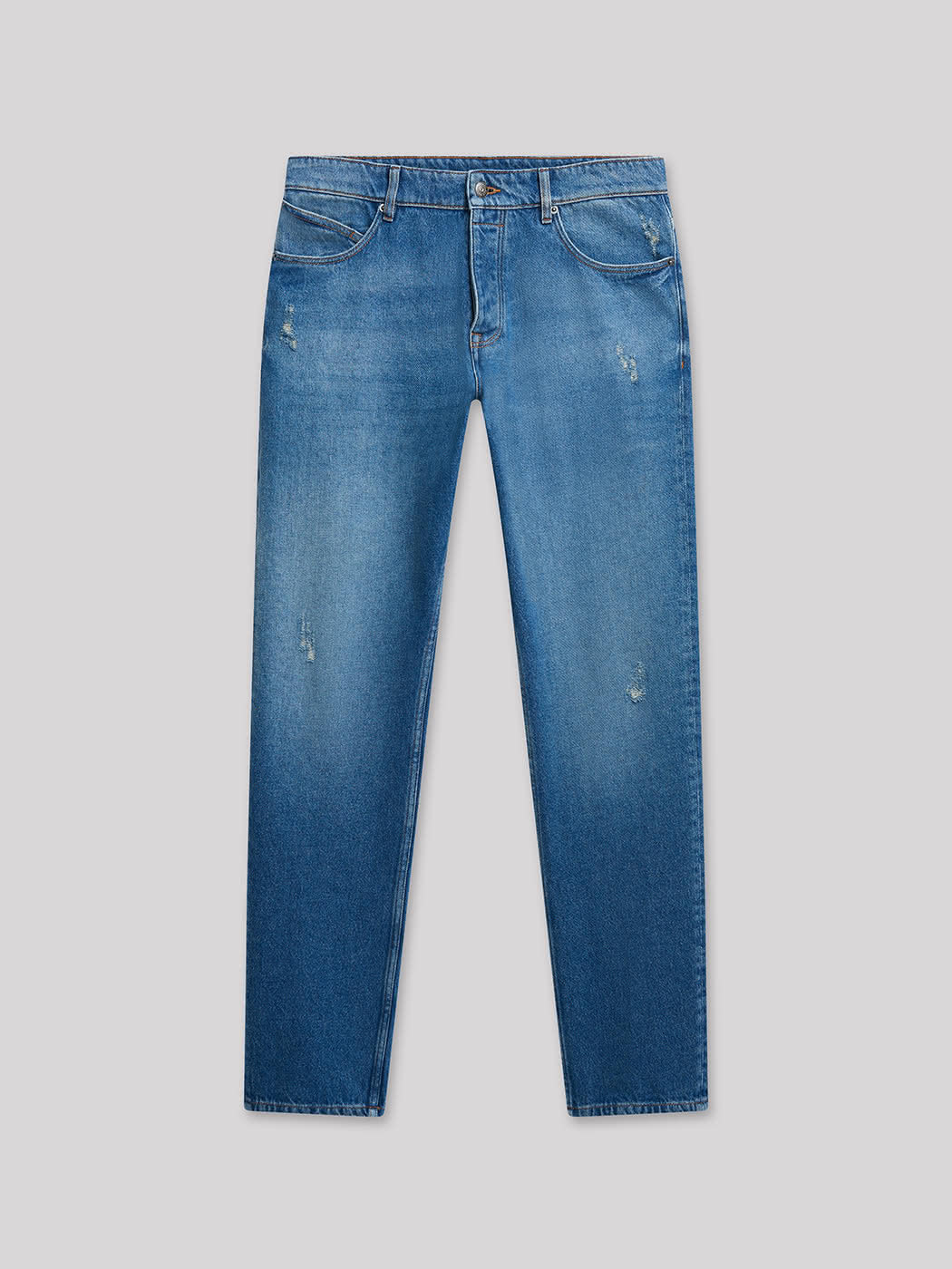 Jean denim regular en coton mélangé - DEVRED 1902