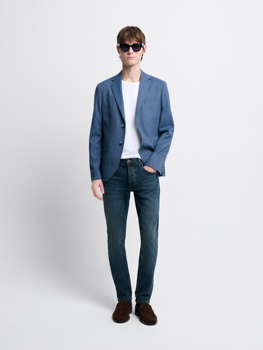Jean denim extraslim stretch teinté - DEVRED 1902