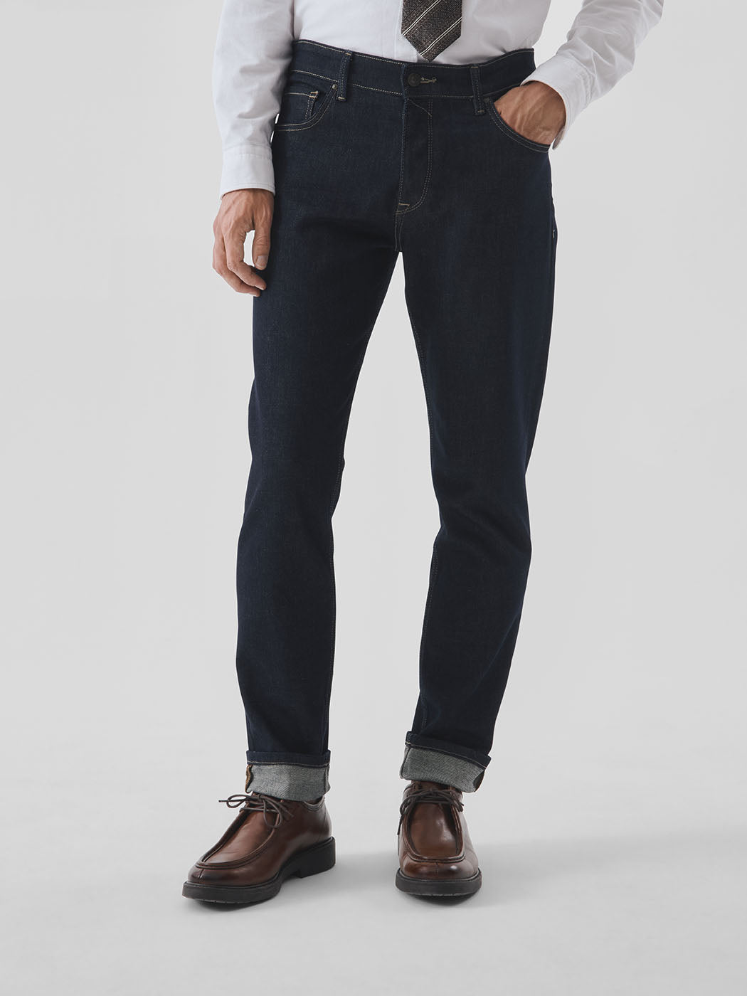 Jean denim regular en coton - DEVRED 1902