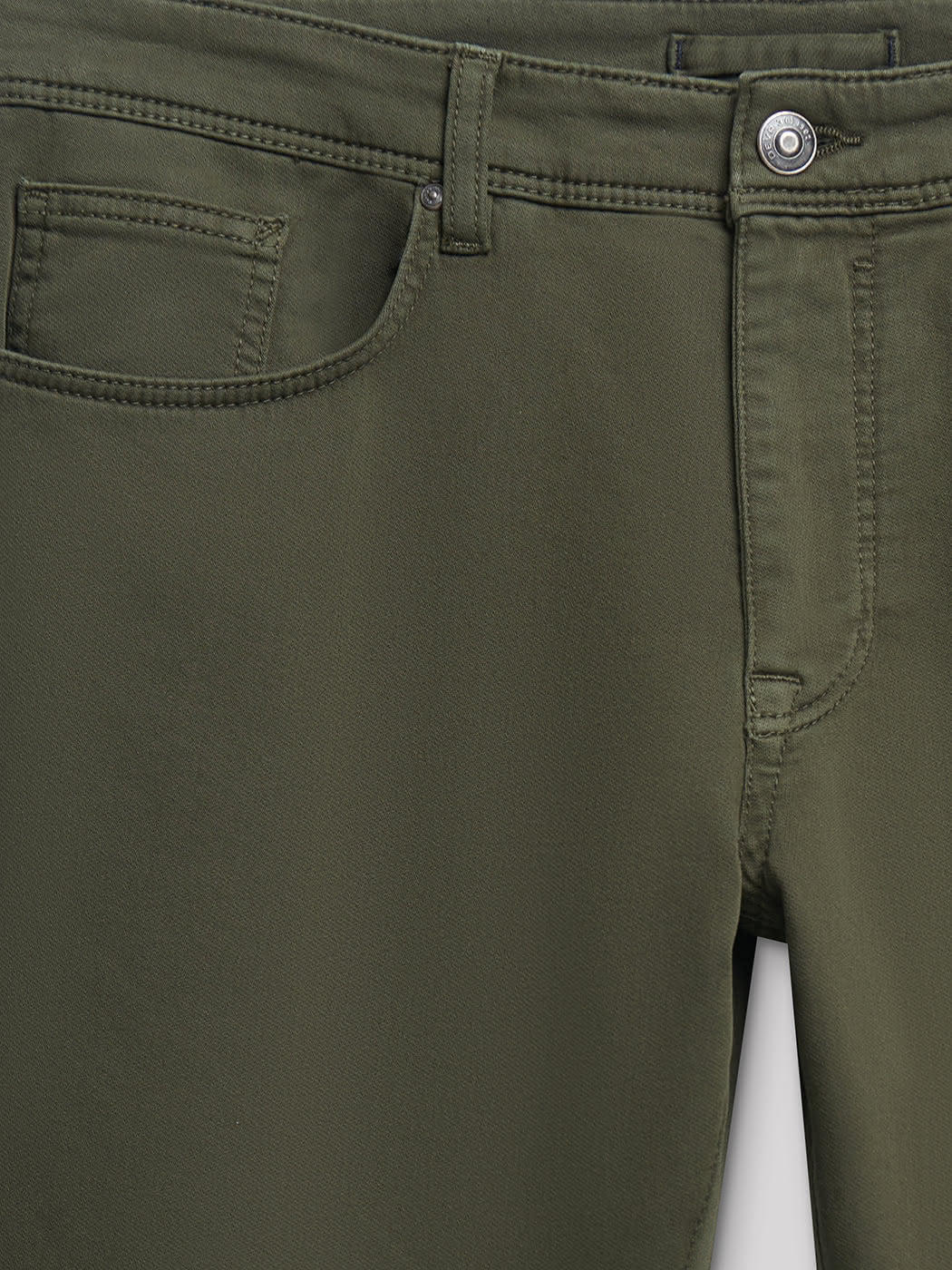 Jean couleur slim en coton élasthane uni - DEVRED 1902