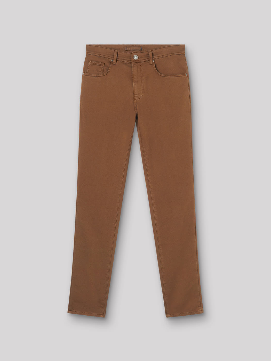 Jean couleur slim en coton élasthane uni - DEVRED 1902