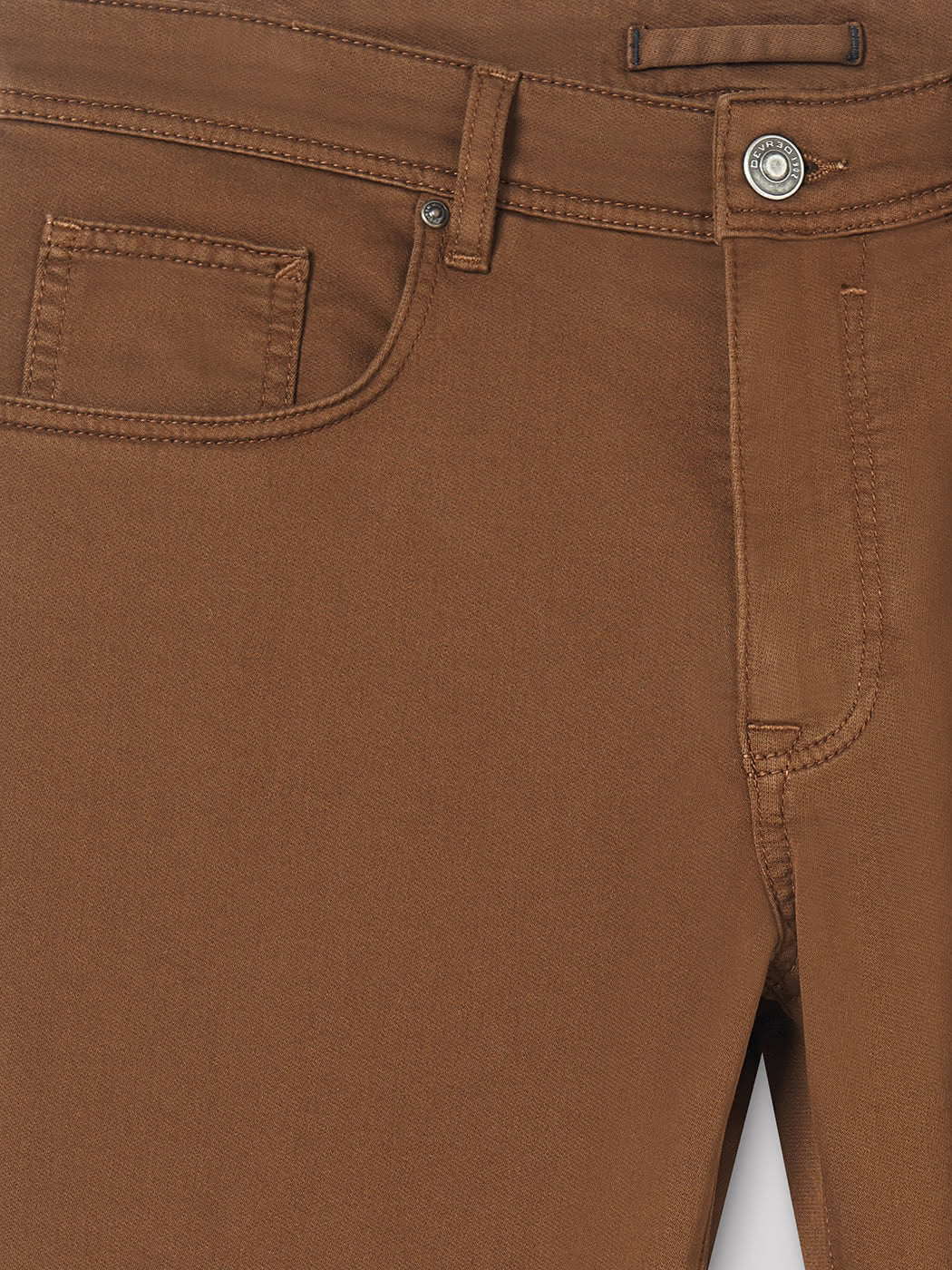 Jean couleur slim en coton élasthane uni - DEVRED 1902