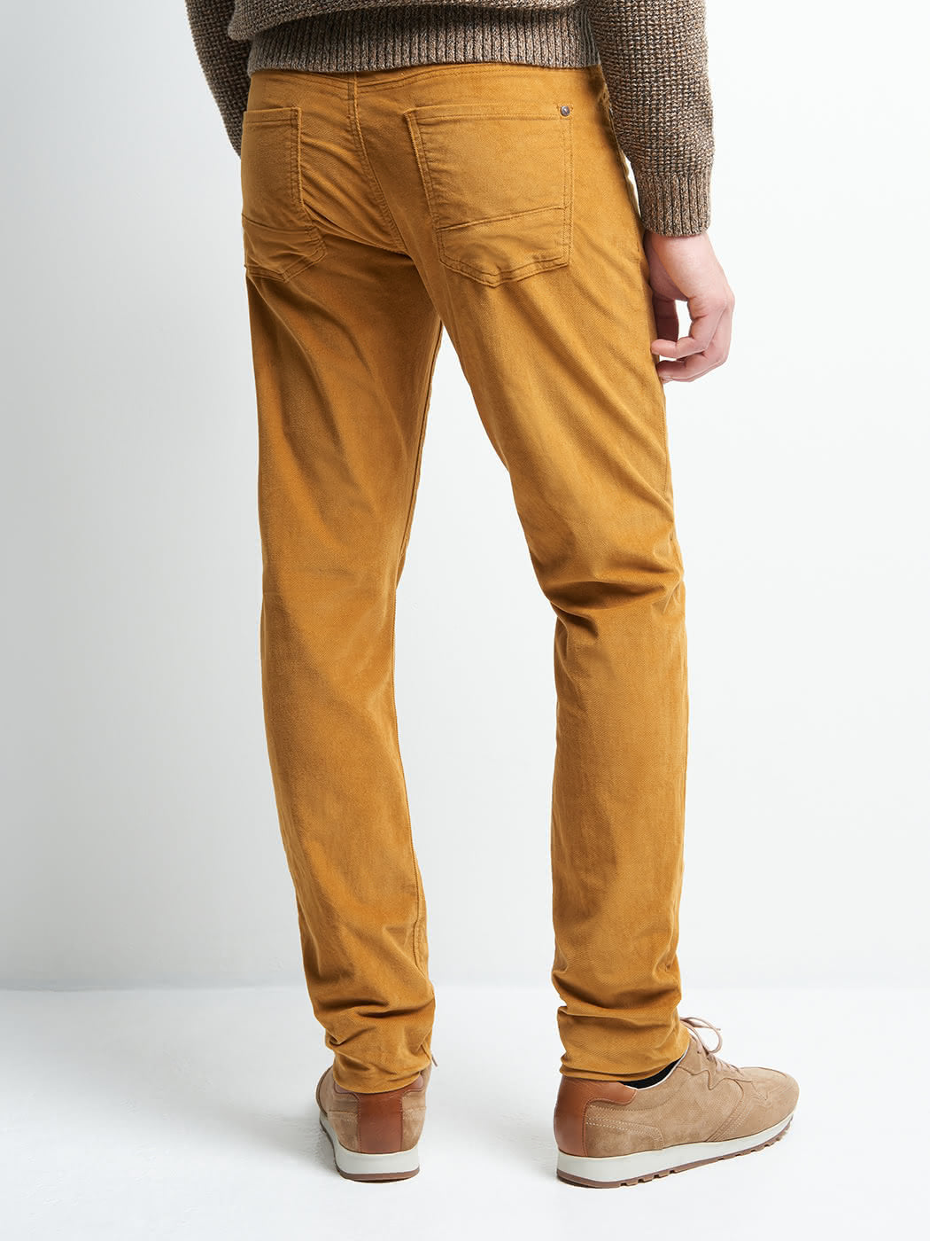 Jean couleur slim stretch en velours - DEVRED 1902